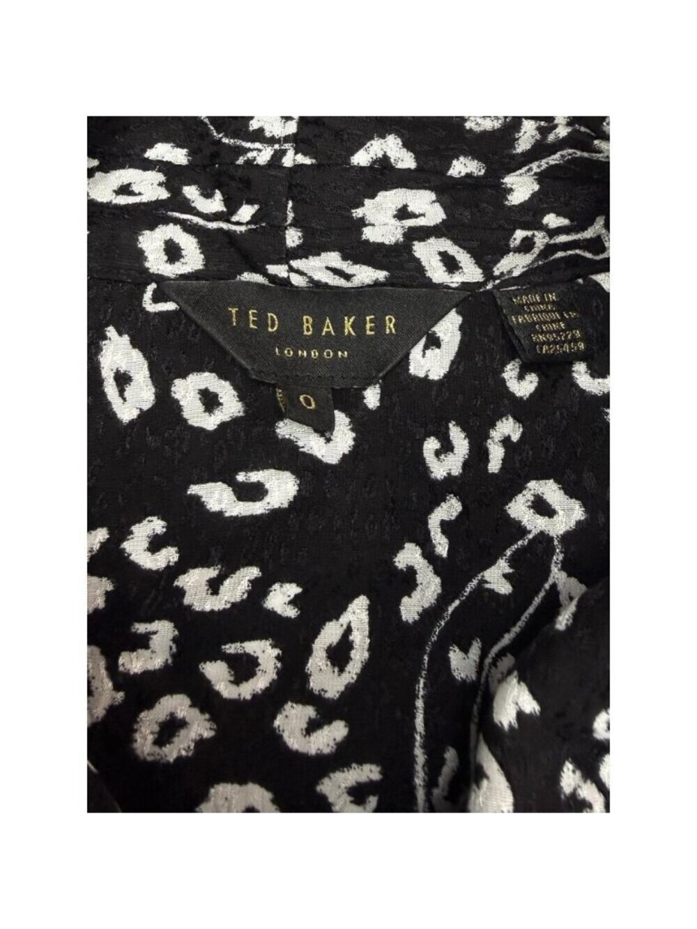 Ted Baker Gaelle Printed Bow Blouse - Picture 3 of 6